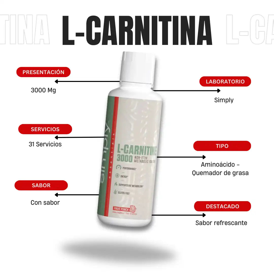 L Carnitina 3000 mg - simply