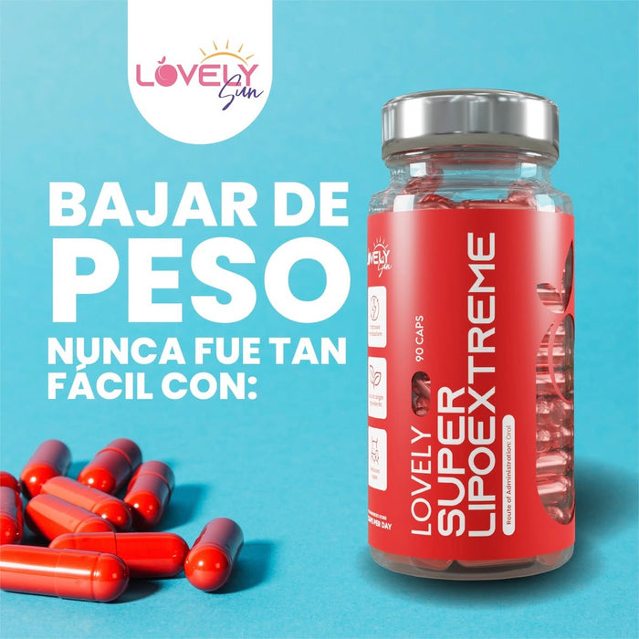 Lovely super lipoxtreme 90 capsulas-Lovely