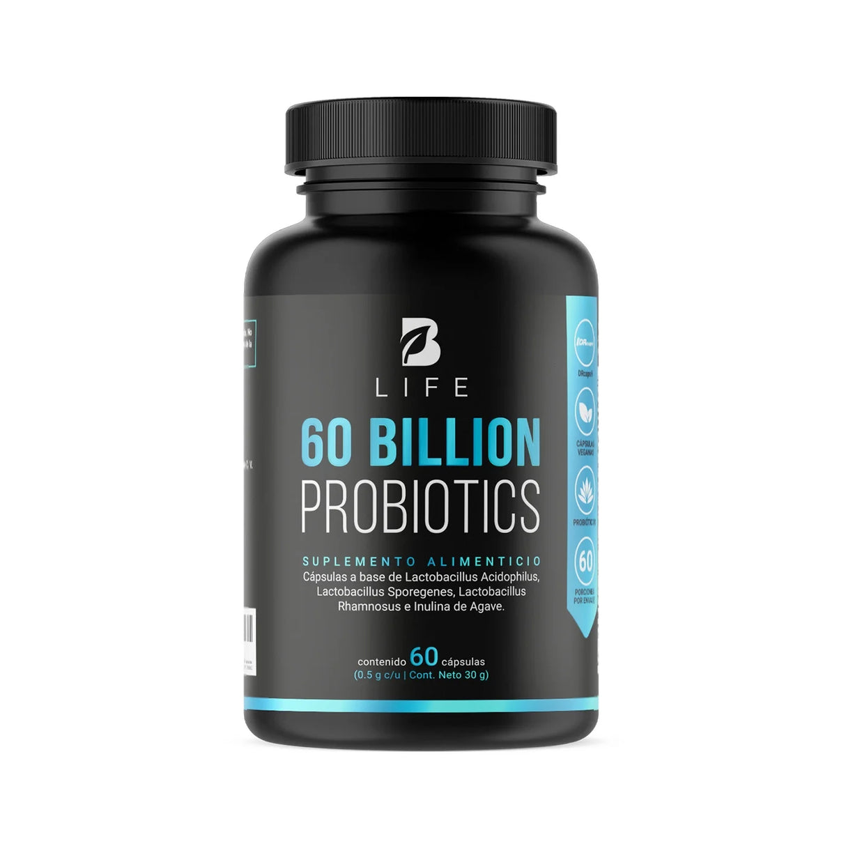 60 billon probiotics 120 cápsulas
