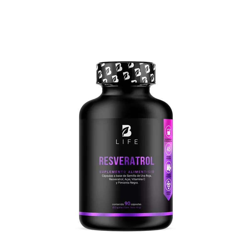 Resveratrol 90 cápsulas - B Life